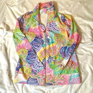 Lilly Pulitzer large multi colored jacket.